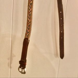 Multicolor and Brown Bohemian Belt